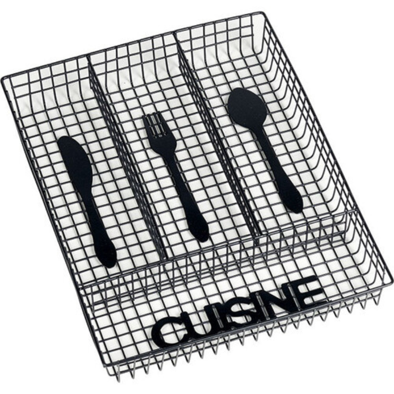 Range-couverts-Porte ustensiles Cuisine-métal 32 x 26 cm