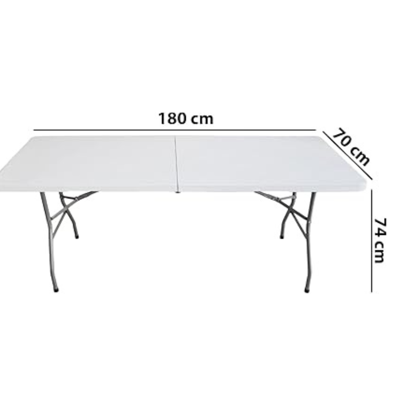 Table Pliante 180cm -Table dressage rectangulaire