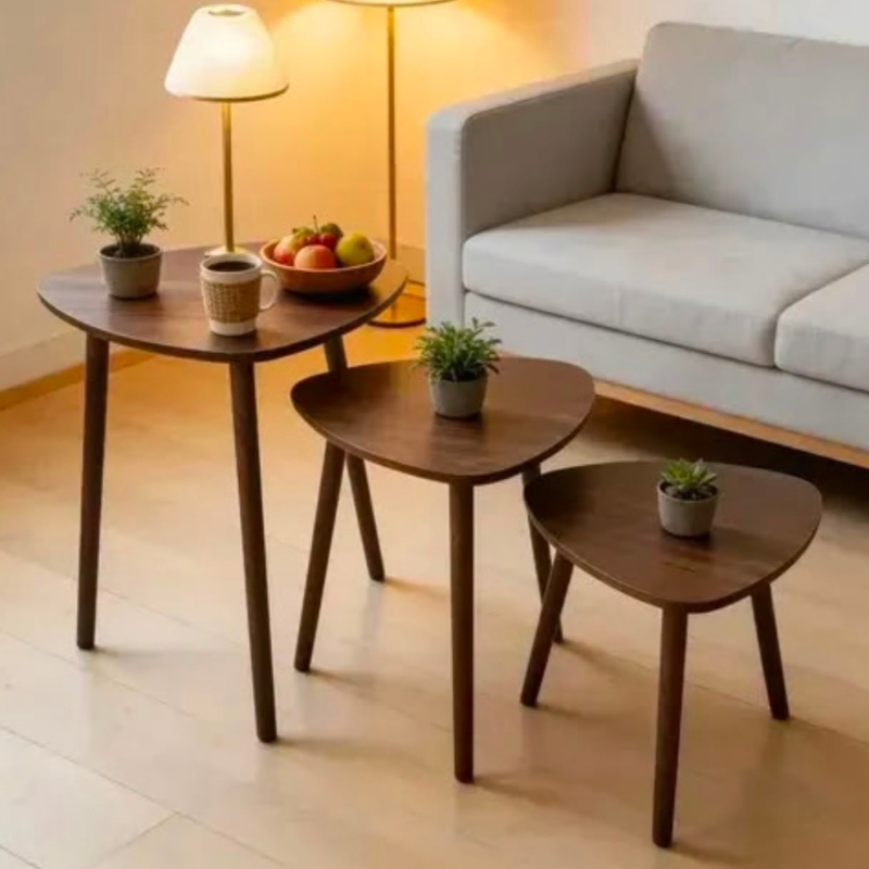 3 Tables en cigogne