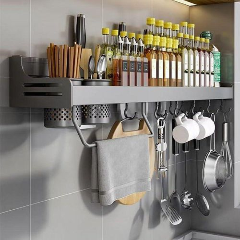 Etagère Murale de cuisine Multifonction-60cm