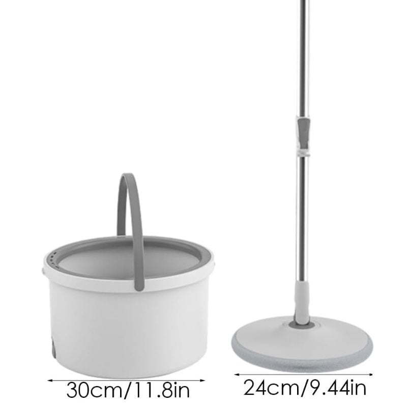 Seau Essoreur Pivotant 360°+1 rechange