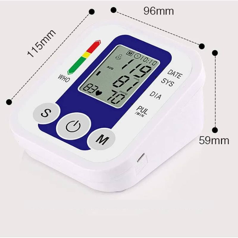 Tensiomètre Électronique Bras-Transmission Fréquence Cardiaque
