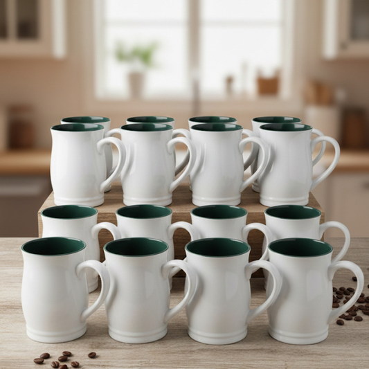 Mugs en céramique Design artisanal-12 pièces