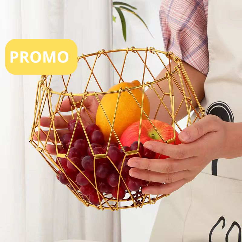 Corbeille-Panier à Fruits Pliable Multifonctionnel
