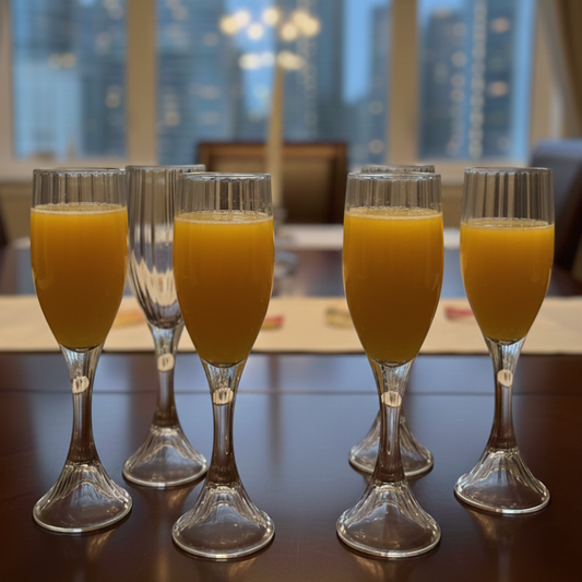 Flûtes à Champagne Élégantes Lot de 6 – Art de la Table | Atishomedakar