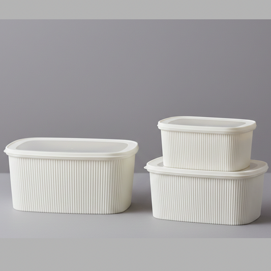 Boîtes de conservation couvercle silicone-Lot de 3