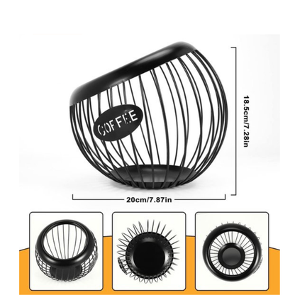 Support capsules café thé chocolat