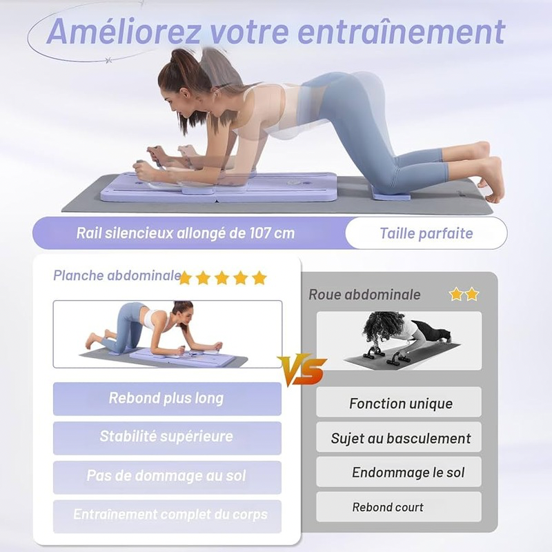 Planche de fitness &Pilates