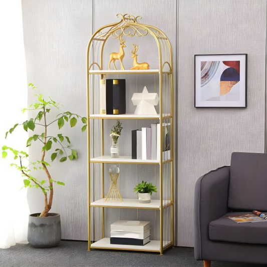 Étagère de rangement 5 niveaux pour salon, bureau, chambre