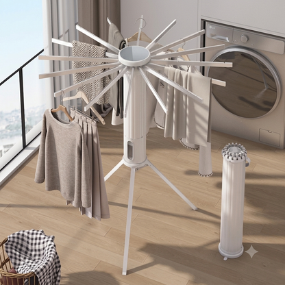 Étendoir à linge pliable 360°