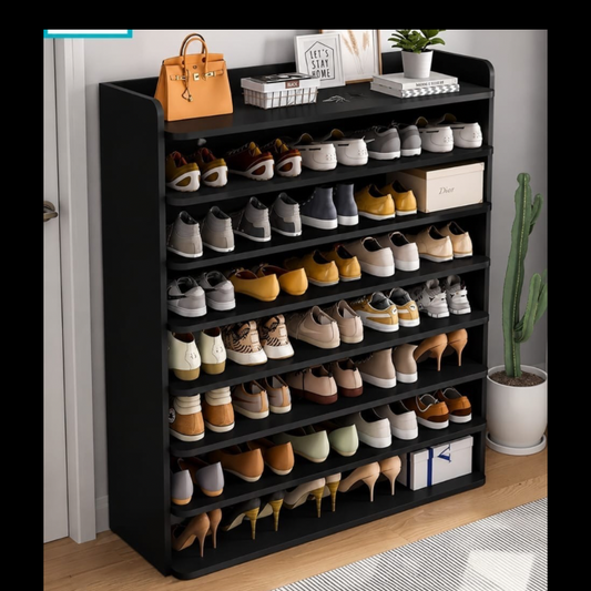 Meuble Rangement Chaussures Noir – Étagère Design Entrée | Atishomedakar