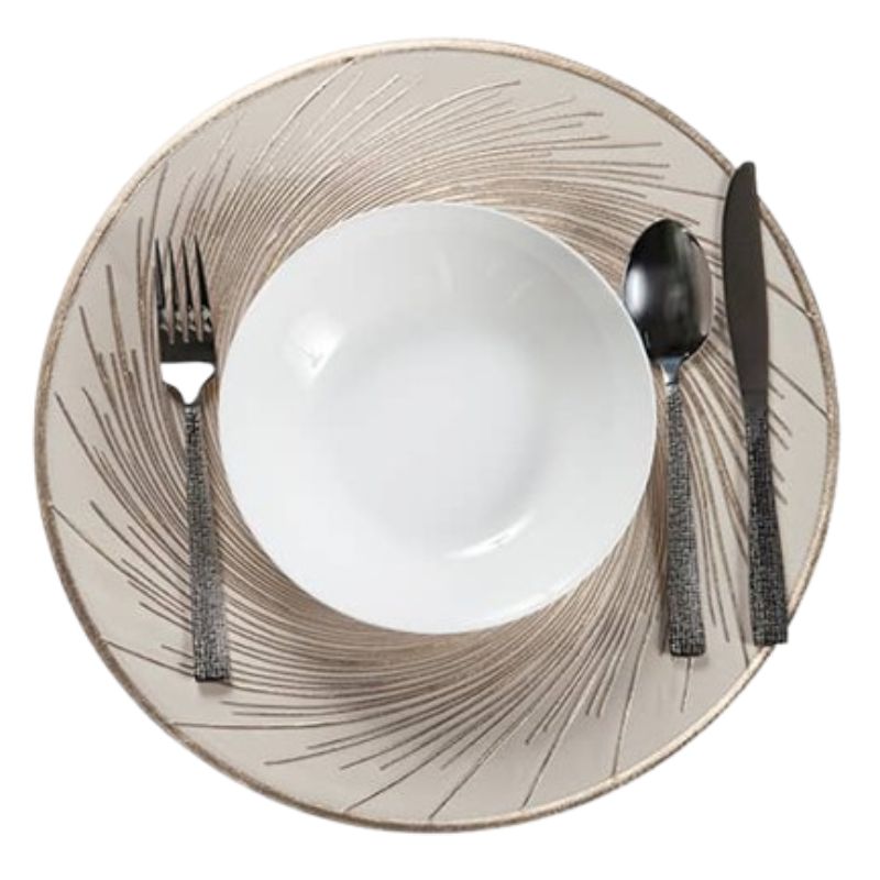 Set De Table(lot de 6)-Spiral Doré