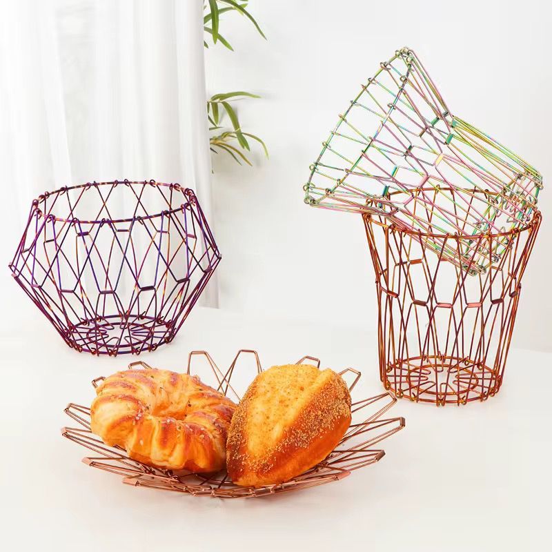 Corbeille-Panier à Fruits Pliable Multifonctionnel