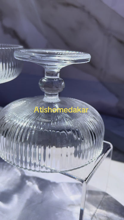 Coupe cristal - Lot de 4Pièces