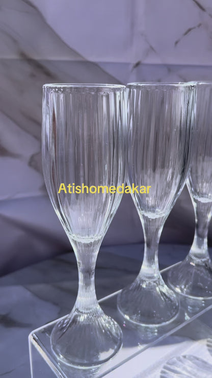 Flûtes  Élégantes - Lot de 6