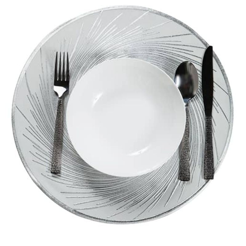 Set De Table(lot de 6)-Spiral Argent