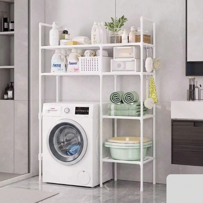 Étagère Salle de Bain & Machine à Laver Blanche – Rangement Pratique | Atishomedakar1